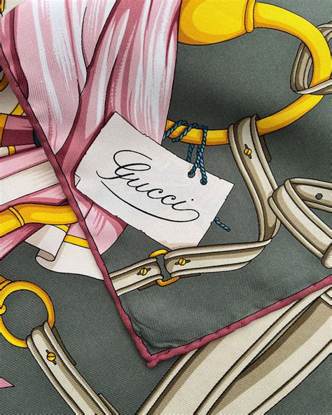 gucci equestrian silk scarf|original gucci silk scarf.